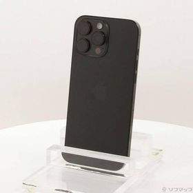 〔中古〕Apple(アップル) iPhone16 Pro Max 256GB ブラックチタニウム MYWG3J／A SIMフリー〔305-ud〕