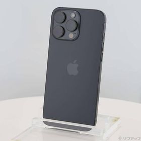 〔中古〕Apple(アップル) iPhone16 Pro Max 1TB ブラックチタニウム MYWQ3J／A SIMフリー〔262-ud〕
