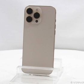 〔中古〕Apple(アップル) iPhone16 Pro Max 1TB デザートチタニウム MYWT3J／A SIMフリー〔258-ud〕