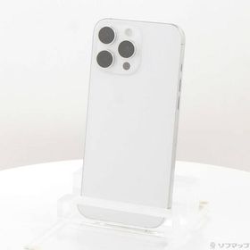 〔中古〕Apple(アップル) iPhone16 Pro Max 256GB ホワイトチタニウム MYWH3J／A SIMフリー〔262-ud〕