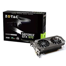 【中古】ZOTAC GeForce GTX 970 グラフィックスボード VD5516 ZTGTX97-4GD501(PCパーツ)