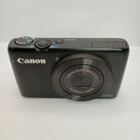 4222 【動作確認済み】Canon powershot S200 コンパクトデジタルカメラ ブラック