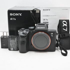 ショット数『7984』SONY(ソニー) フルサイズ ミラーレス一眼カメラ α7III ボディ