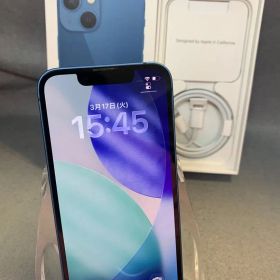 美品 SIMフリー iPhone13 mini 128GB ブルー色