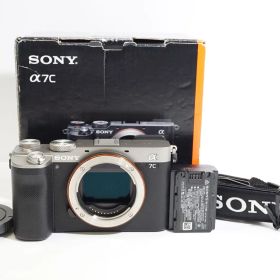 【全額返金保証】【最速発送】Sony デジタル一眼 α7C ILCE-7C ボディ 美品 動作確認済 全額返金保証】【最速発送】Sony デジタル一眼 α7C ボディ シルバー 美