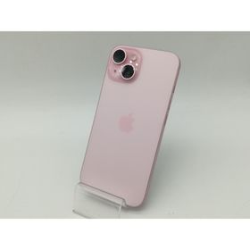 【中古】Apple docomo 【SIMフリー】 iPhone 15 128GB ピンク MTMJ3J/A【OSU301】保証期間１ヶ月【ランクA】