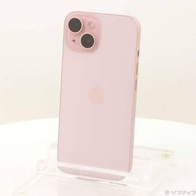 〔中古〕Apple(アップル) iPhone15 128GB ピンク MTMJ3J／A SIMフリー〔276-ud〕