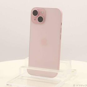 〔中古〕Apple(アップル) iPhone15 128GB ピンク MTMJ3J／A SIMフリー〔258-ud〕