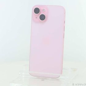 〔中古〕Apple(アップル) iPhone15 128GB ピンク MTMJ3J／A SIMフリー〔276-ud〕