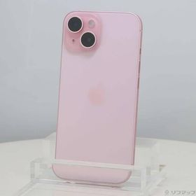 〔中古〕Apple(アップル) iPhone15 128GB ピンク MTMJ3J／A SIMフリー〔262-ud〕