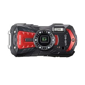 RICOH WG-60 レッド 本格防水デジタルカメラ 14メートル防水 耐衝撃 防塵 (中古品)