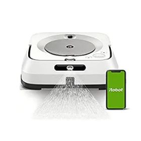 【中古-非常に良い】ブラーバジェット m6 アイロボット 床拭きロボット 水拭き ロボット掃除機 マッピング Wi-Fi対応 遠隔操作 静音 複数の部屋の清掃可能 m613860