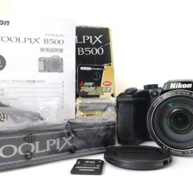 【乾電池・箱付き】ニコン Nikon Coolpix B500 黒 デジカメ