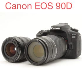 デジタル 一眼レフカメラ Canon EOS 90D標準&望遠ダブルレンズセット