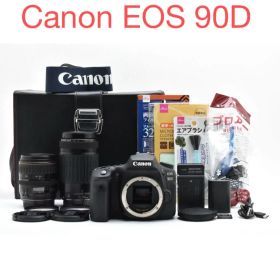 デジタル一眼レフカメラCanon EOS 90D標準&望遠ダブルレンズセット