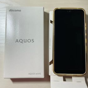 AQUOS wish2 / SH-51Cホワイト本体 ケース/フィルム付き