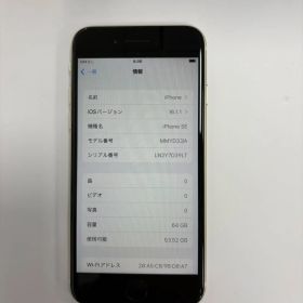 iPhone SE (第3世代) 【極美品】iPhone SE 第3世代 64GB / バッテリー良好 / 法人管理品