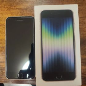 iPhone SE 第三世代 ホワイト 美品 バッテリー容量85% SIMフリー