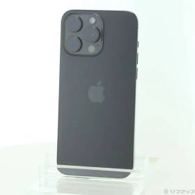 ソフマップ 〔中古品〕 iPhone15 Pro Max 256GB ブラックチタニウム MU6P3J／A SIMフリー【198】