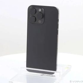 ソフマップ 〔中古品〕 iPhone15 Pro Max 256GB ブラックチタニウム MU6P3J／A SIMフリー【368】