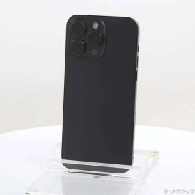ソフマップ 〔中古品〕 iPhone15 Pro Max 256GB ブラックチタニウム MU6P3J／A SIMフリー【371】