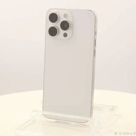 ソフマップ 〔中古品〕 iPhone15 Pro Max 256GB ホワイトチタニウム MU6Q3J／A SIMフリー【297】