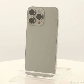 ソフマップ 〔中古品〕 iPhone15 Pro Max 512GB ナチュラルチタニウム MU6W3J／A SIMフリー【262】