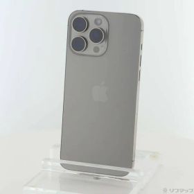 ソフマップ 〔中古品〕 iPhone15 Pro Max 512GB ナチュラルチタニウム MU6W3J／A SIMフリー【297】