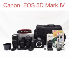 保証付き/Canon EOS 5D Mark IV標準&望遠&単焦点レンズセット