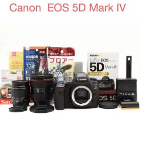 保証付き/Canon EOS 5D Mark IV標準&望遠ダブルレンズセット