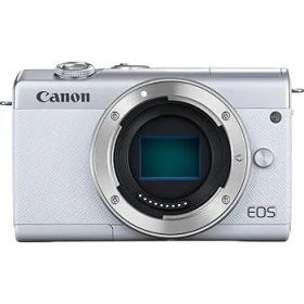 【中古】(非常に良い)Canon ミラーレス一眼カメラ EOS M200 ボディー ホワイト EOSM200WH-BODY