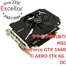 [bn:0] MSI製グラボ GeForce GTX 1660 Ti AERO ITX 6G OC PCIExp 6GB