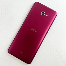 【稼働品】KYOCERA BASIO KYV47 赤 au スマホ 携帯 電話 キョーセラ