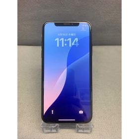 アイフォーン(iPhone)の美品 国内版 SIMフリー iPhoneXs 64GB スペースグレイ色(スマートフォン本体)