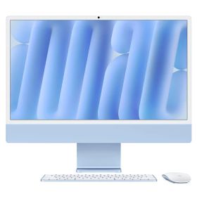 【安心の上場企業】 【新品・未開封・保証未開始】 APPLE アップル iMac 24インチ Retina 4.5Kディスプレイモデル M4チップ 10コアGPU 256GB SSD 16GBメモリ MWV13J/A ブルー JAN:4549995507195 【代引き支払い不可】【北海道沖縄離島配送不可】-FK-