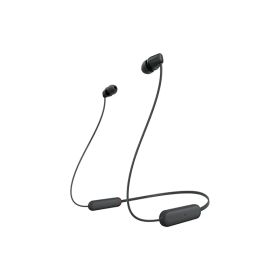ソニー ワイヤレスイヤホン WI-C100:Bluetooth対応/25時間スタミナ/IPX4防滴/DSEE搭載 ブラック WI-C100 BZ 小