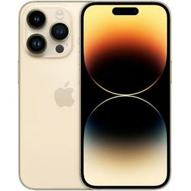 ほぼ未使用 Appleストア版 SIMフリー iPhone14 Pro 128GB ゴールド色