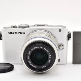★美品★ 《シャッター数 6423回》OLYMPUS オリンパス PEN Lite E-PL3 M.Zuiko 14-42mm レンズセット ミラーレス一眼 #K909