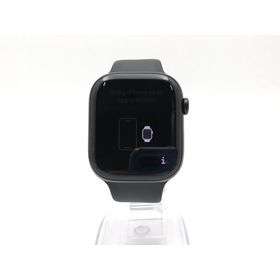 【中古】Apple Watch Series10 46mm GPS ジェットブラックアルミニウムケース/ブラックスポーツバンド (S/M) MWWP3J/A【ECセンター】保証期間１ヶ月【ランクB】