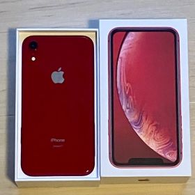 【美品】iPhone XR 64GB レッド SIMフリー 箱付