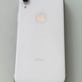 iPhone XR 64GB ホワイトSIMフリー バッテリー82%美品初期化済