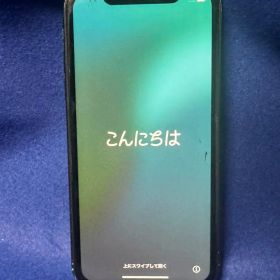 【ジャンク品】SIMロック解除 iPhoneXR 64GB ブラック 初期化済
