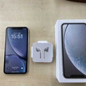 Apple iPhone XR 64GB ホワイト 本体 +イヤホン