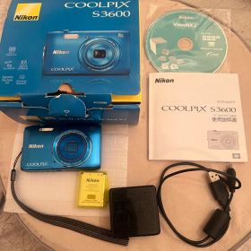 Nikon COOLPIX S3600 BL 青 レンズエラー 動作未確認