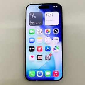 【美品】iPhone16Pro 128GB ブラックチタニウム SIMフリー K-E50054