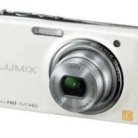 【中古】(非常に良い)パナソニック デジタルカメラ LUMIX FX77 リリーホワイト DMC-FX77-W