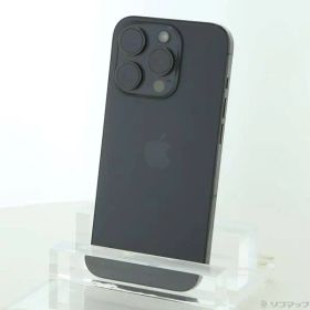 ソフマップ 〔中古品〕 iPhone15 Pro 128GB ブラックチタニウム MTU73J／A SIMフリー【276】