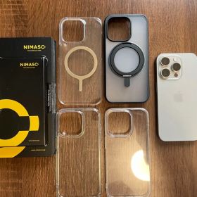 【早い者勝ち】 美品 iPhone15pro ナチュラルチタニウム おまけ付き