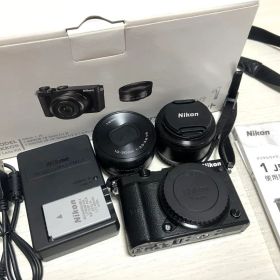 必ず説明お読み下さい・Nikon 1 J5 ミラーレス一眼 ダブルレンズキット黒