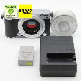 【極上品】 Nikon 1 J5 標準パワーズームレンズキット シルバー ミラーレス一眼 #078VV0546